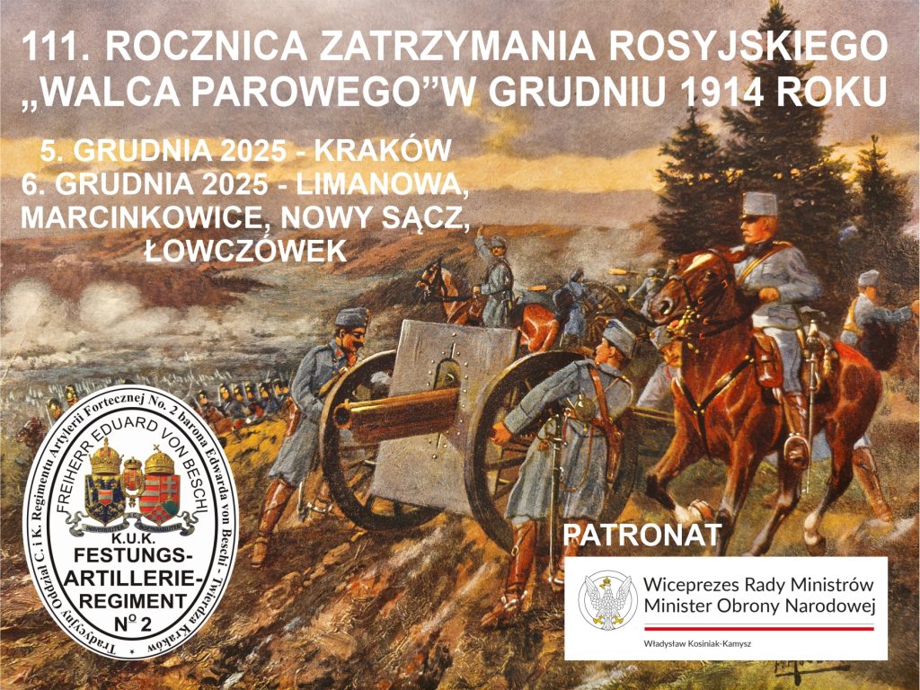 111 lat od zatrzymania rosyjskiego „walca parowego” – uroczystości pod Krakowem i w Łowczówku
