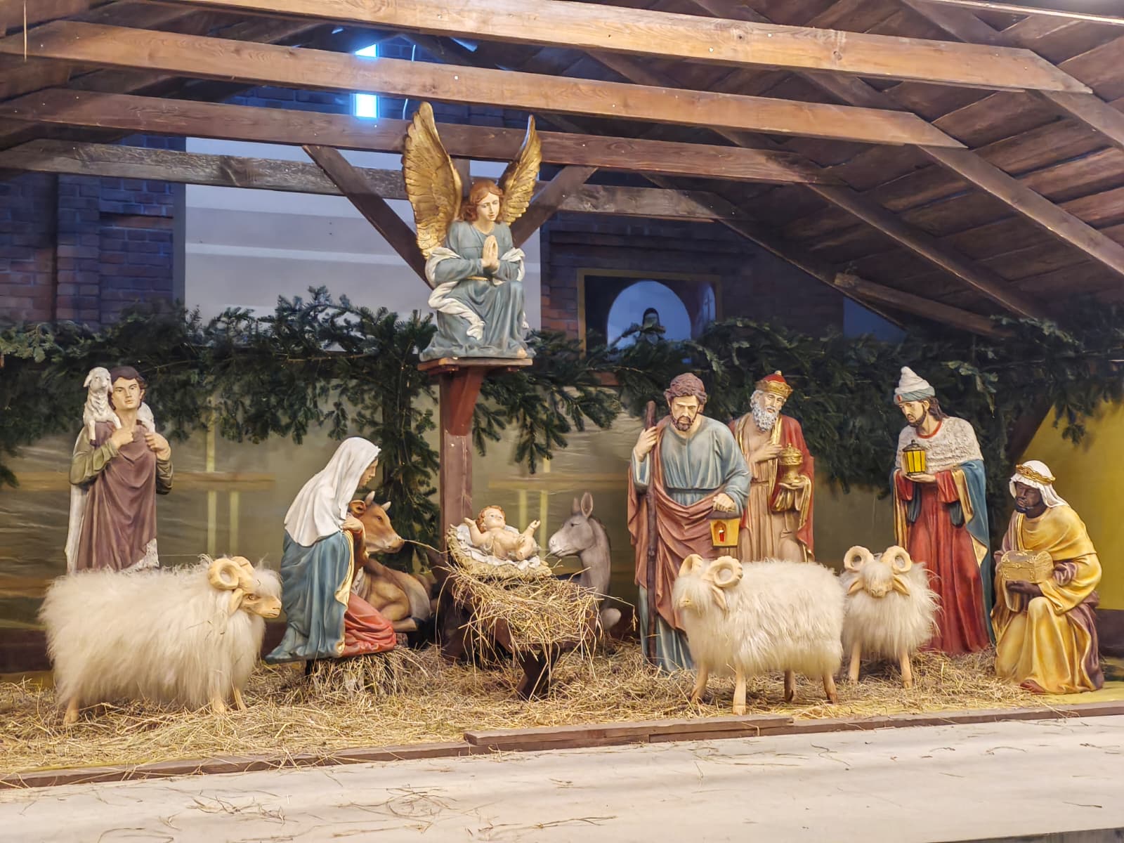 Szopka w szczepanowskim Panteonie Świętych i Błogosławionych / zdjęcia i video