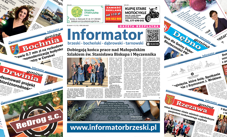 Grudniowy numer gazety „Informator” / grudzień 2025