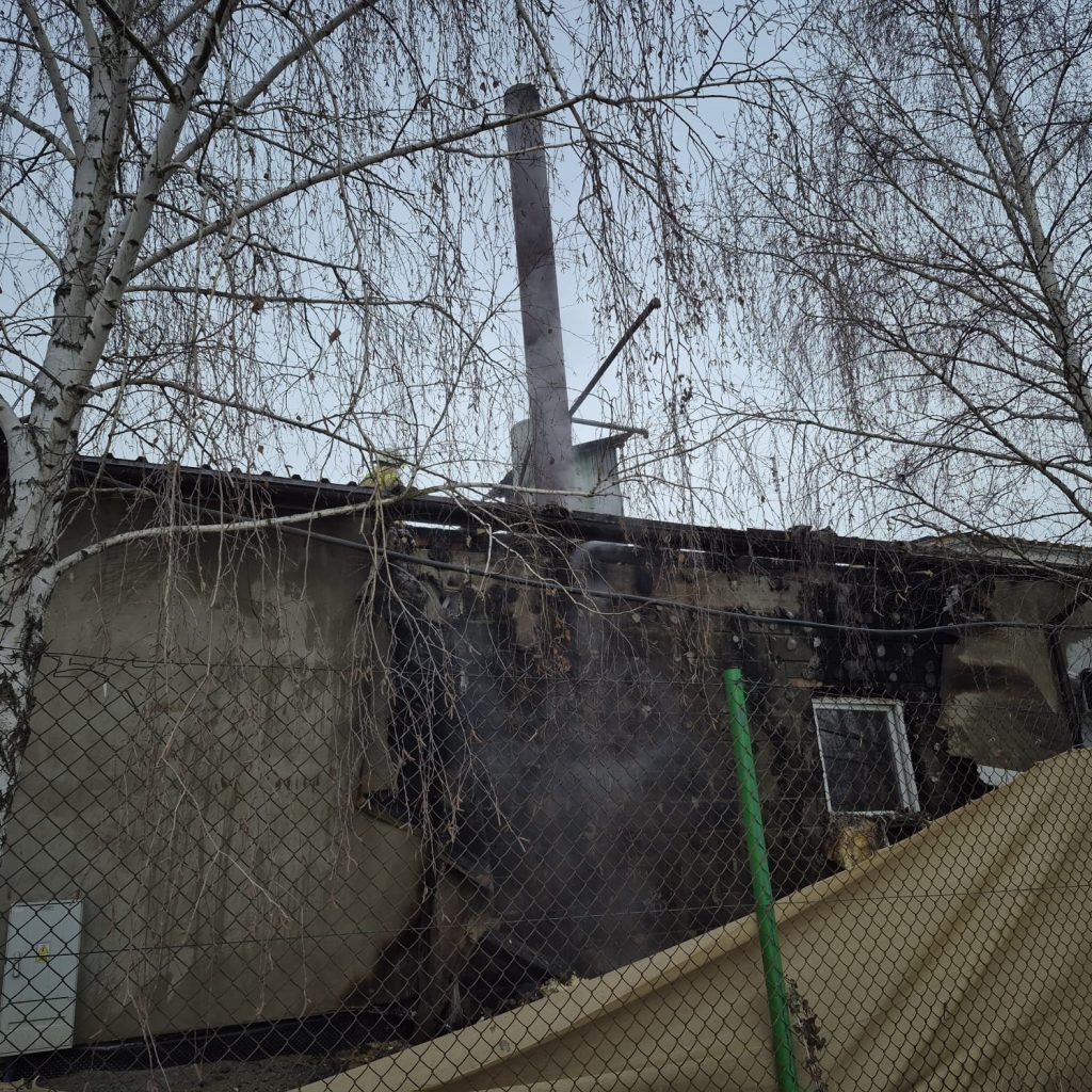 Jurków. Pożar budynku na terenie kąpieliska „Chorwacja”