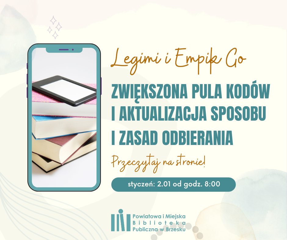 Dostęp do elektronicznych bibliotek dla czytelników brzeskiej biblioteki w 2026 r.