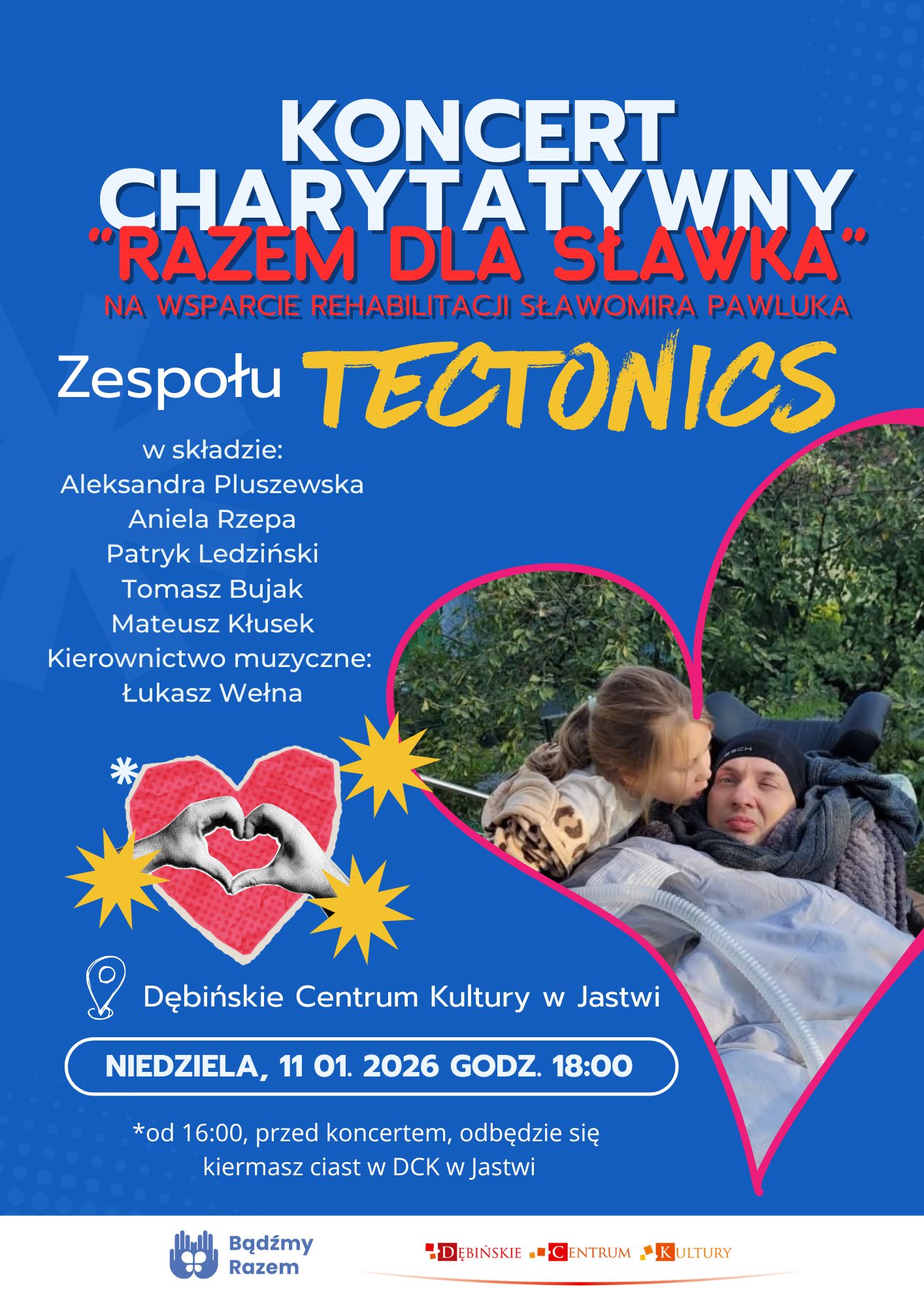 Jastew. Koncert charytatywny TECTONICS dla Sławomira Pawluka / 11 stycznia 2026 r.