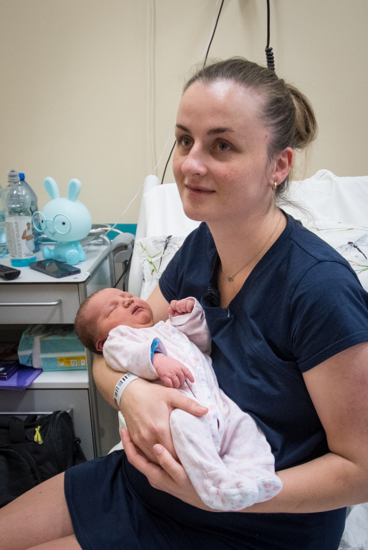 Hania – pierwsze dziecko urodzone w 2026 roku w bocheńskim szpitalu / zdjęcia