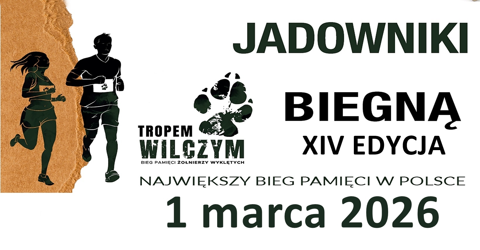Już za tydzień. 1 marca pobiegną Tropem Wilczym w Jadownikach