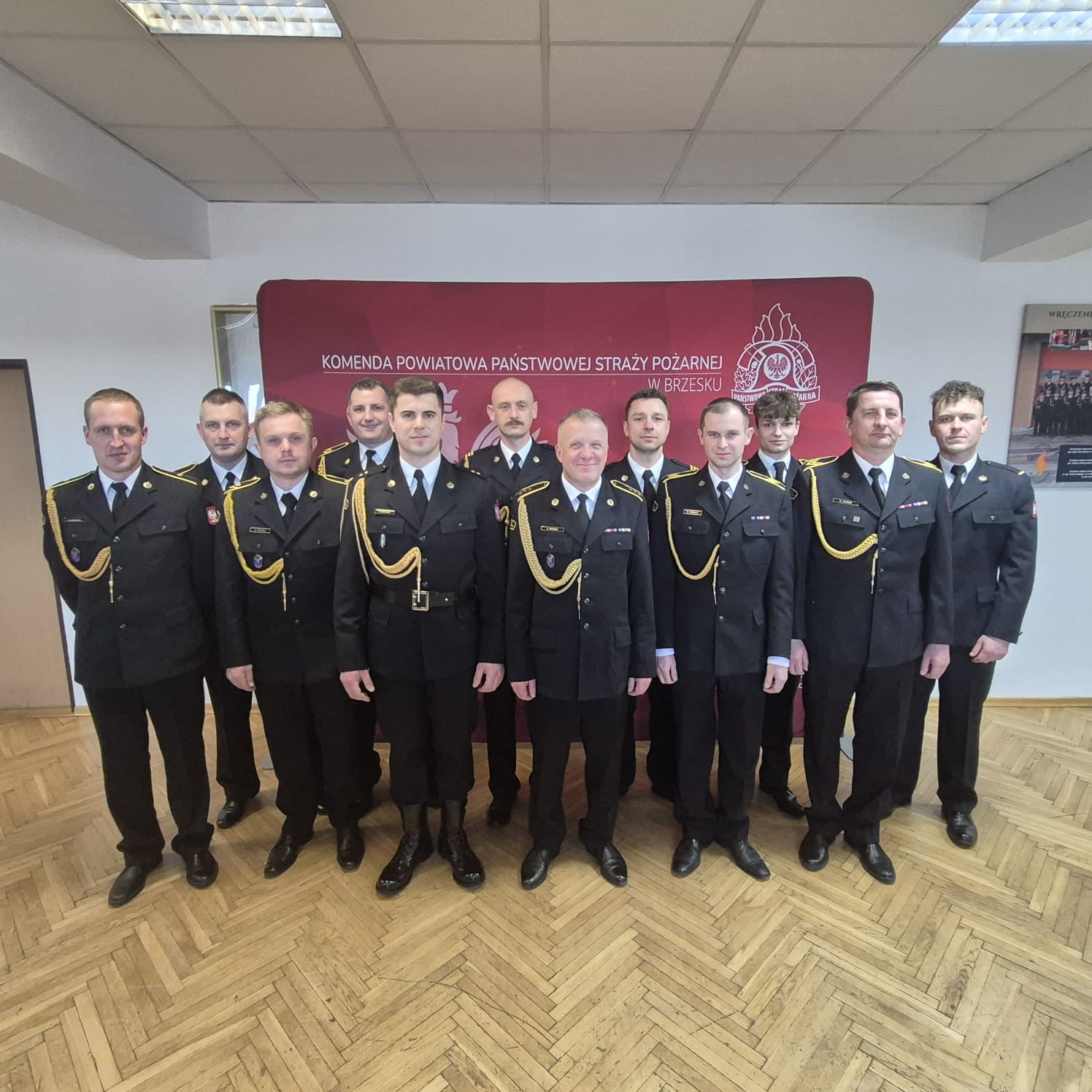 Uroczysta zbiórka w KP PSP w Brzesku – pożegnanie ze służbą asp. sztab. Tomasza Nowaka