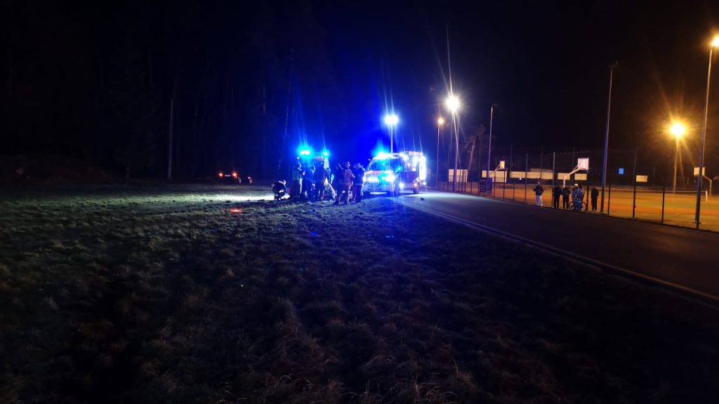 Śmiertelne potrącenie pieszego w Borzęcinie Górnym / 25 lutego 2026 r.