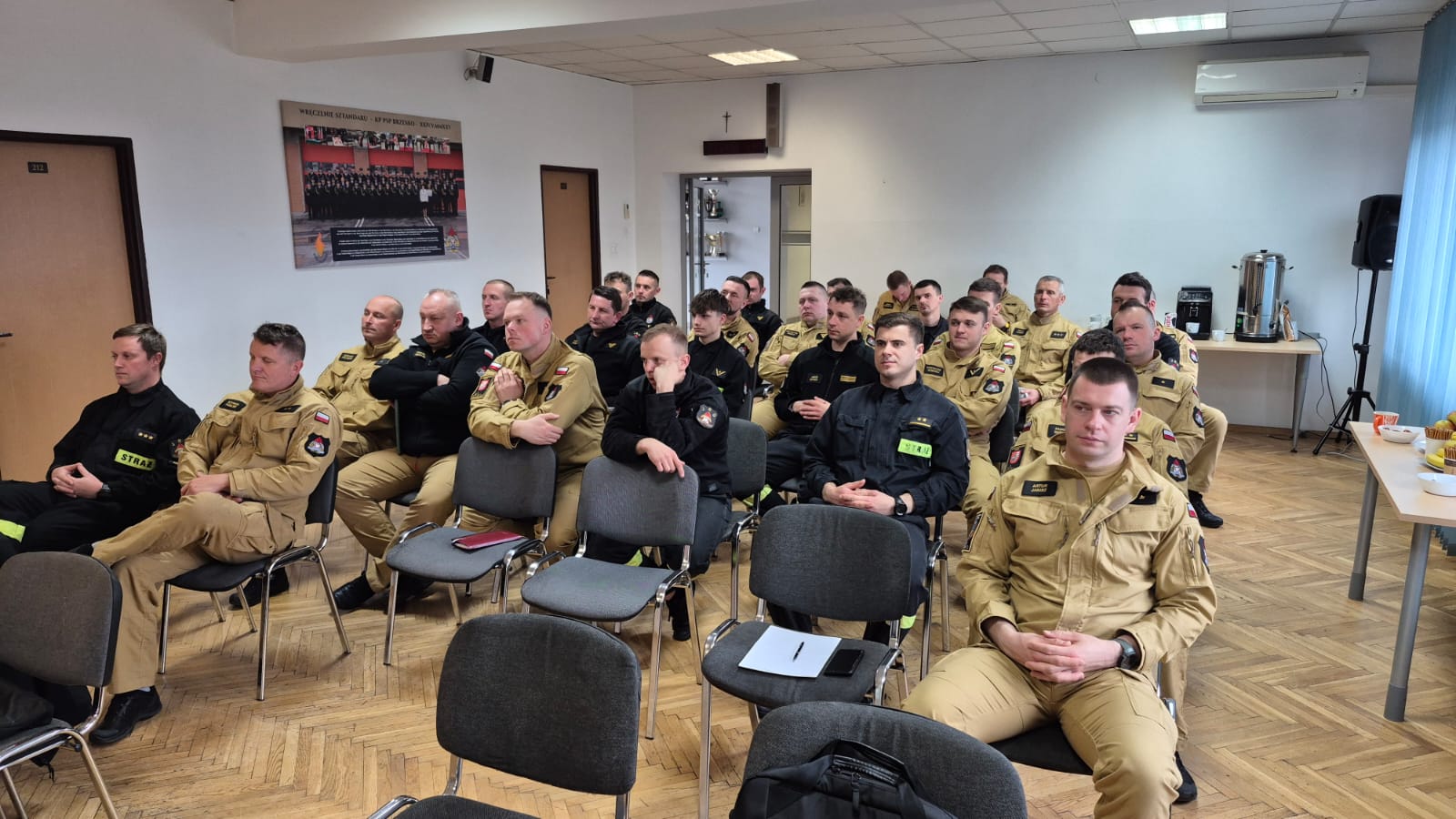 Szkolenie z zakresu współpracy z mediami w KP PSP w Brzesku
