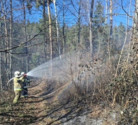 Pożar nieużytków w Czchowie / 6 marca 2026 r.