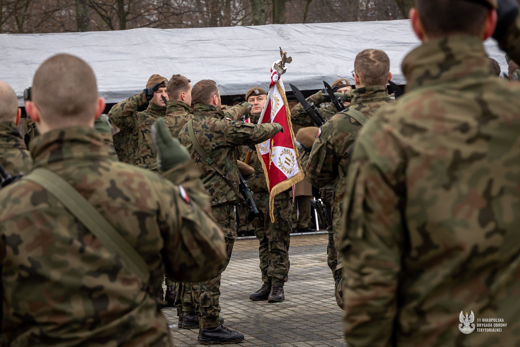 Zbiórka na sztandar dla tarnowskich terytorialsów. Powstanie replika sztandaru 16 Pułku Piechoty