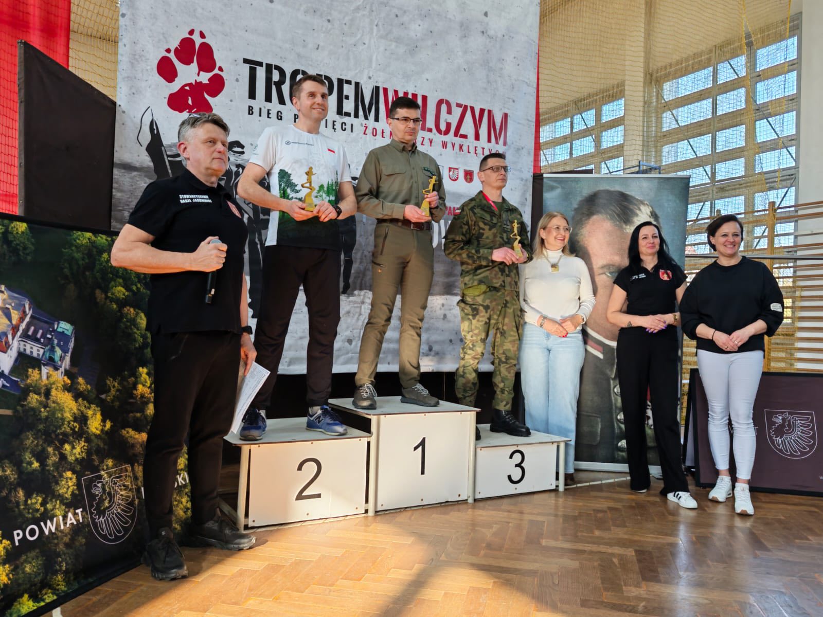 Leśnicy z Brzeska pobiegli Tropem Wilczym