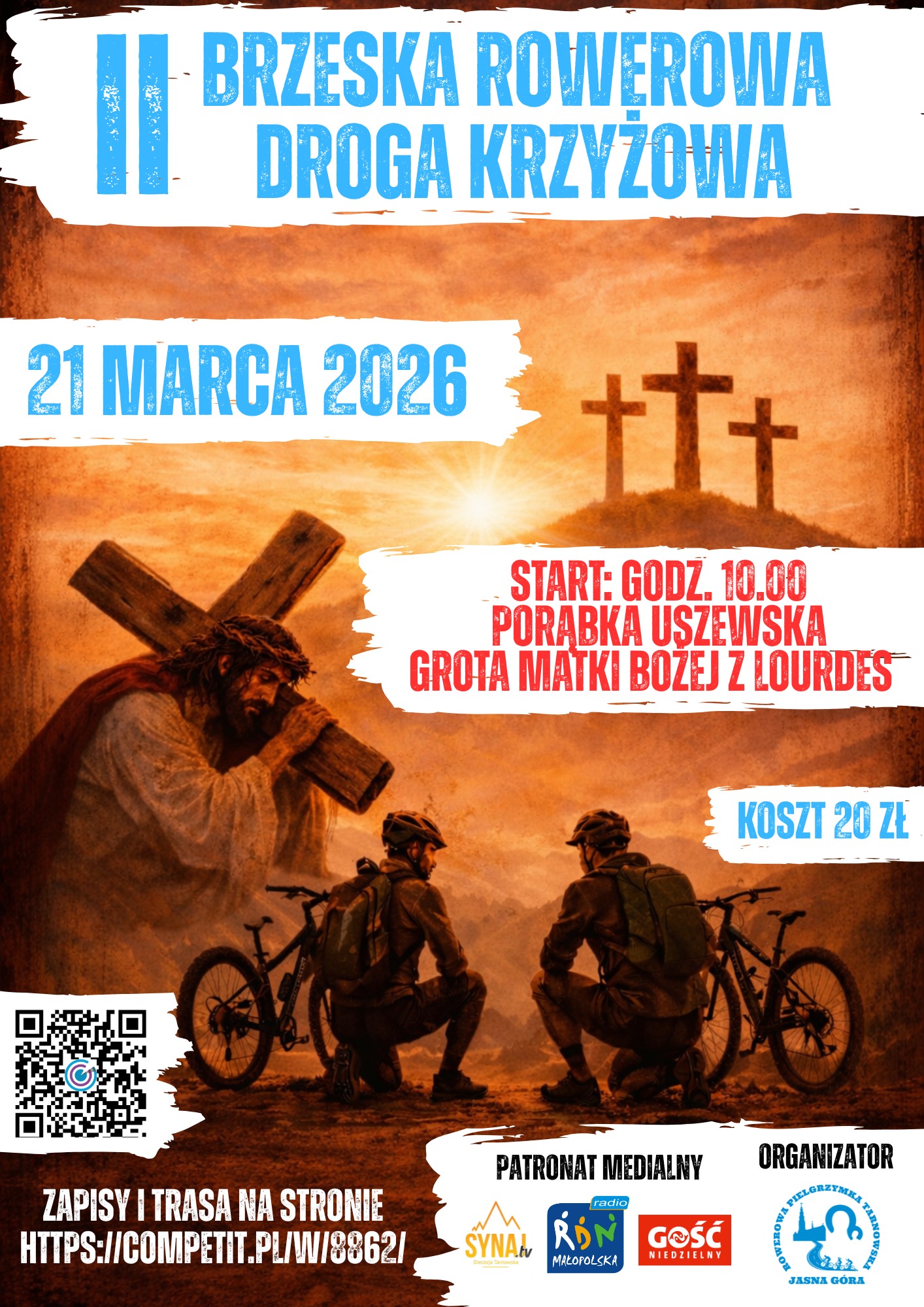 II Brzeska Rowerowa Droga Krzyżowa – ruszyły zapisy