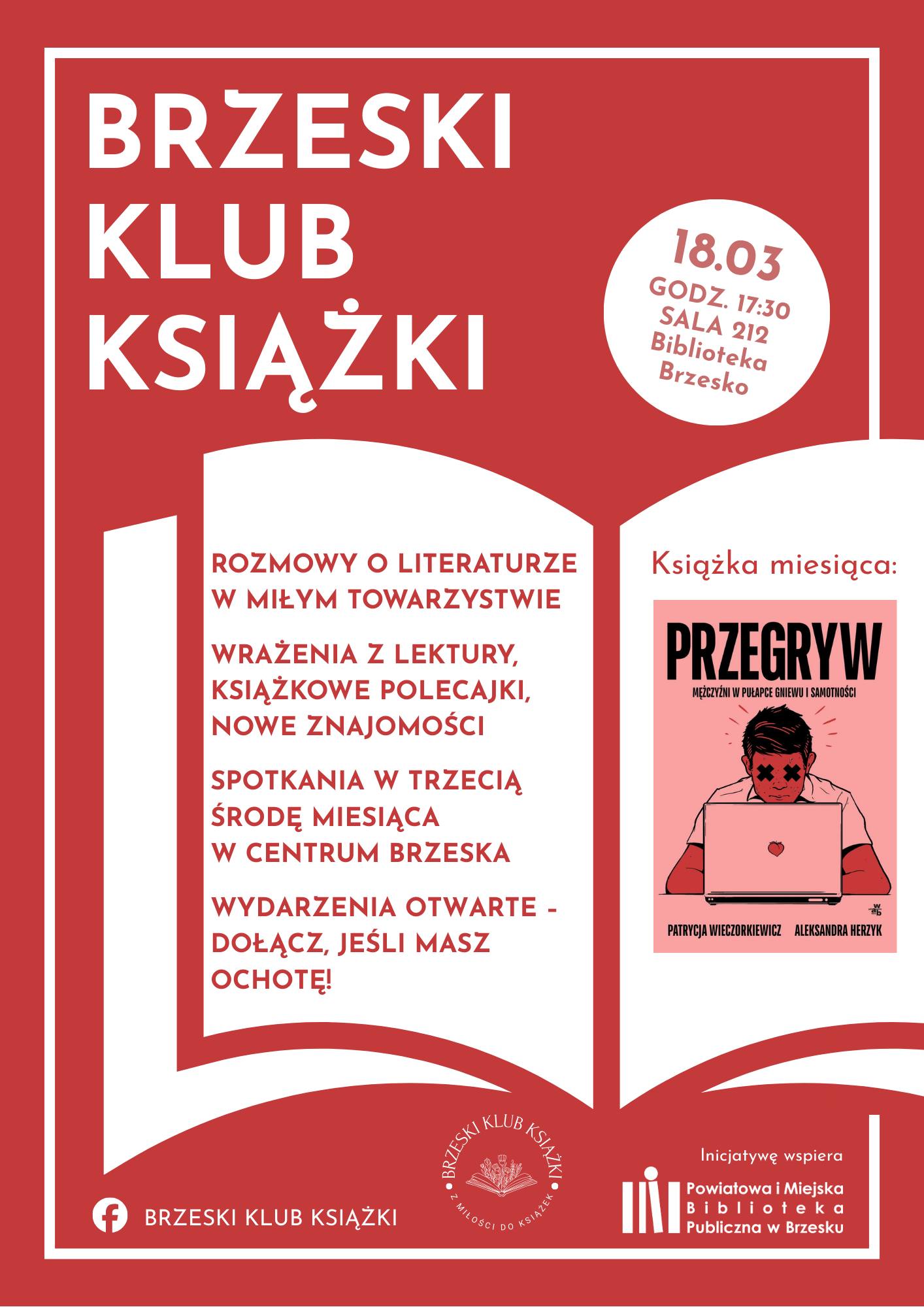 „Przegryw” tematem spotkania Brzeskiego Klubu Książki