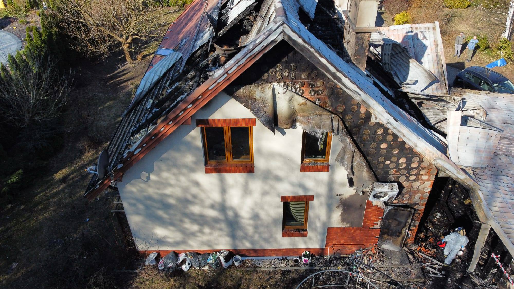 Pomoc dla pogorzelców z Mokrzysk. Ich dom zniszczył pożar