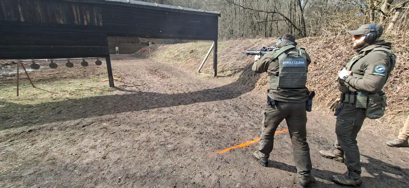 Ostre strzelanie Straży leśnej