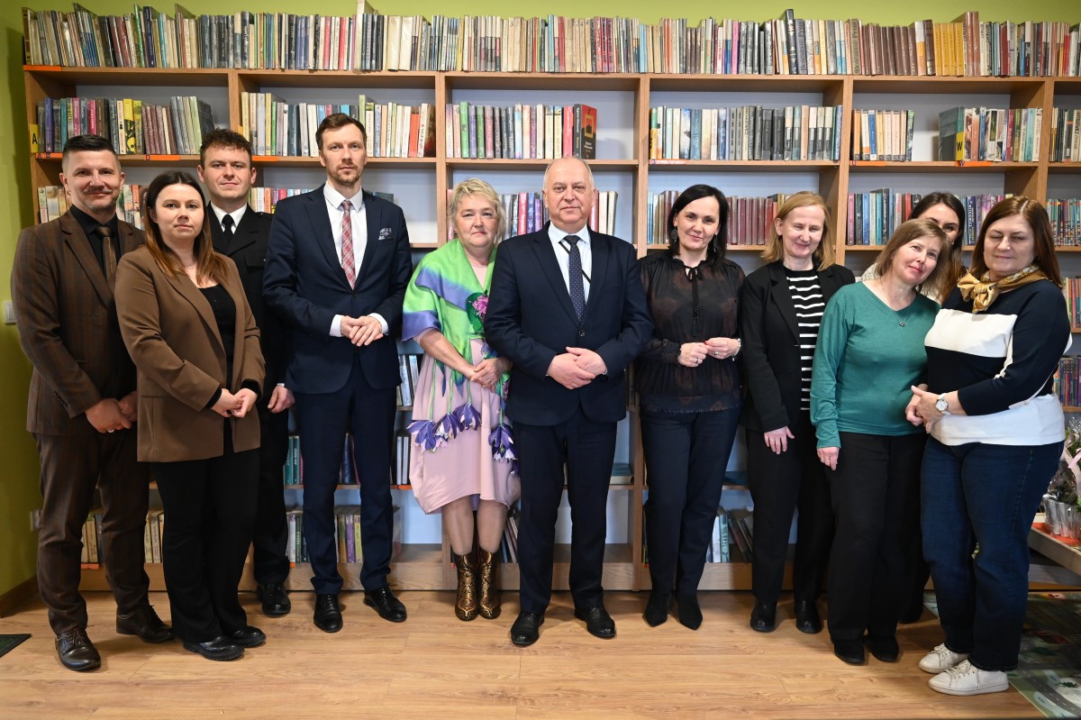 Biblioteka publiczna w Maszkienicach po remoncie i w nowej lokalizacji