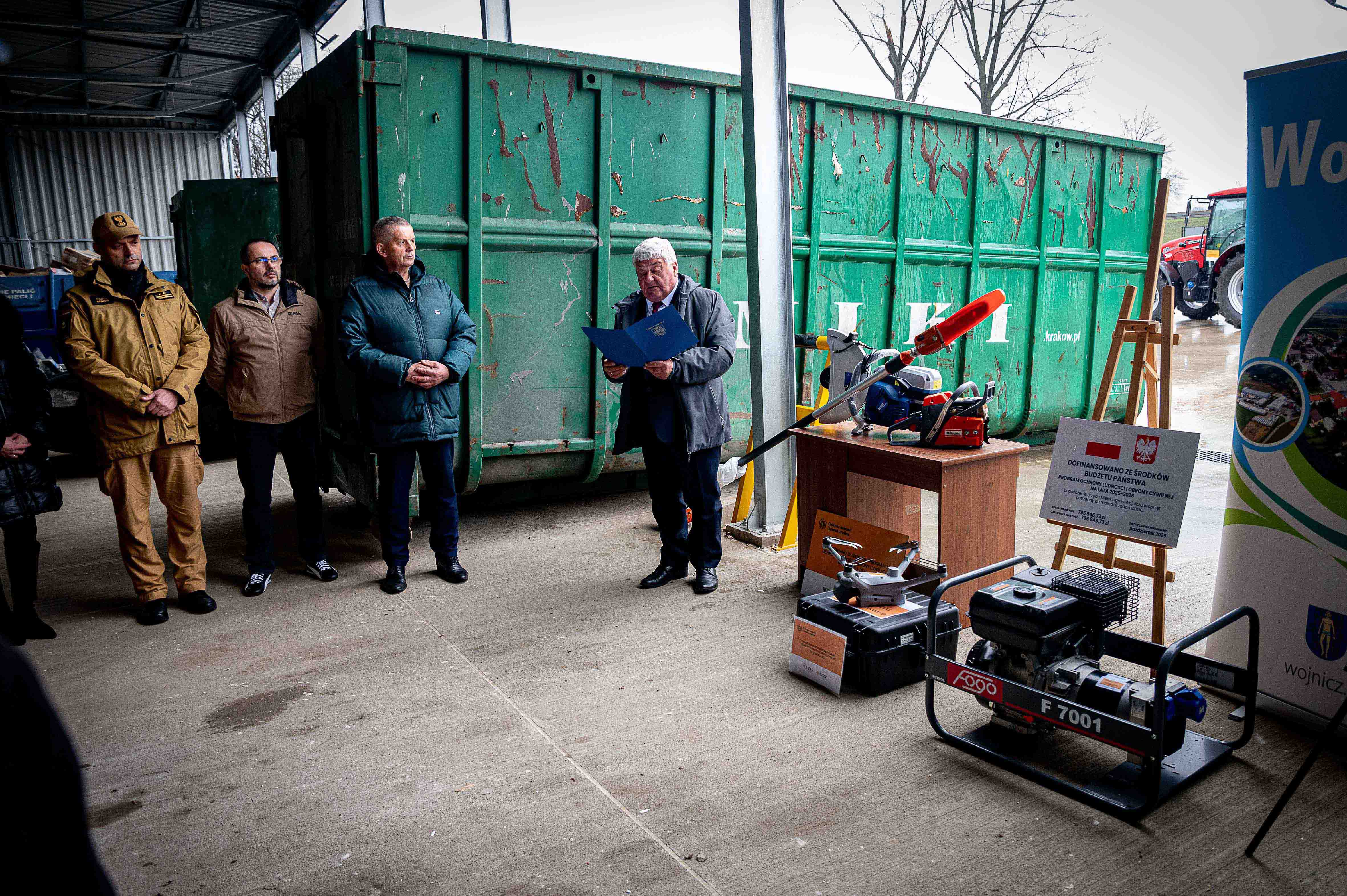 Ponad 840 tys. zł na bezpieczeństwo. Nowy sprzęt trafił do Gminy Wojnicz