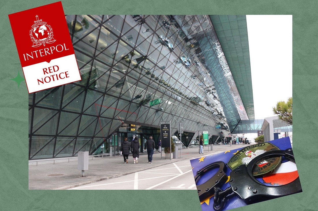 Poszukiwana czerwoną notą Interpolu zatrzymana na krakowskim lotnisku