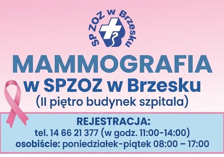 Mammografia w brzeskim szpitalu. Sprawdź szczegóły