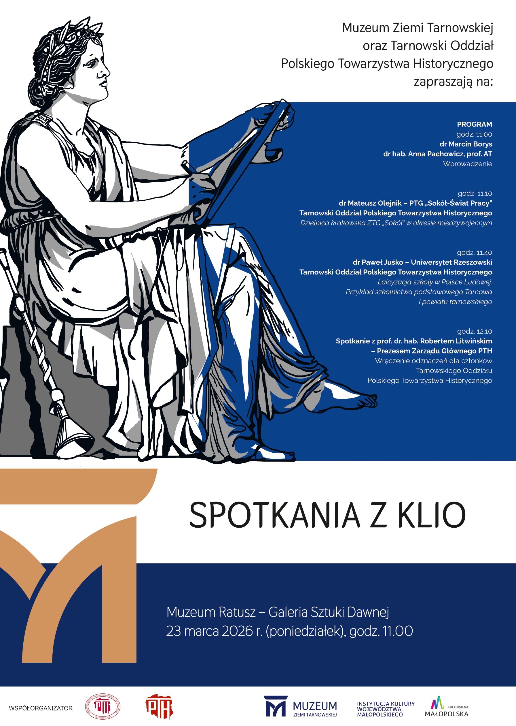 Spotkania z Klio w tarnowskim ratuszu – wydarzenie dla miłośników historii