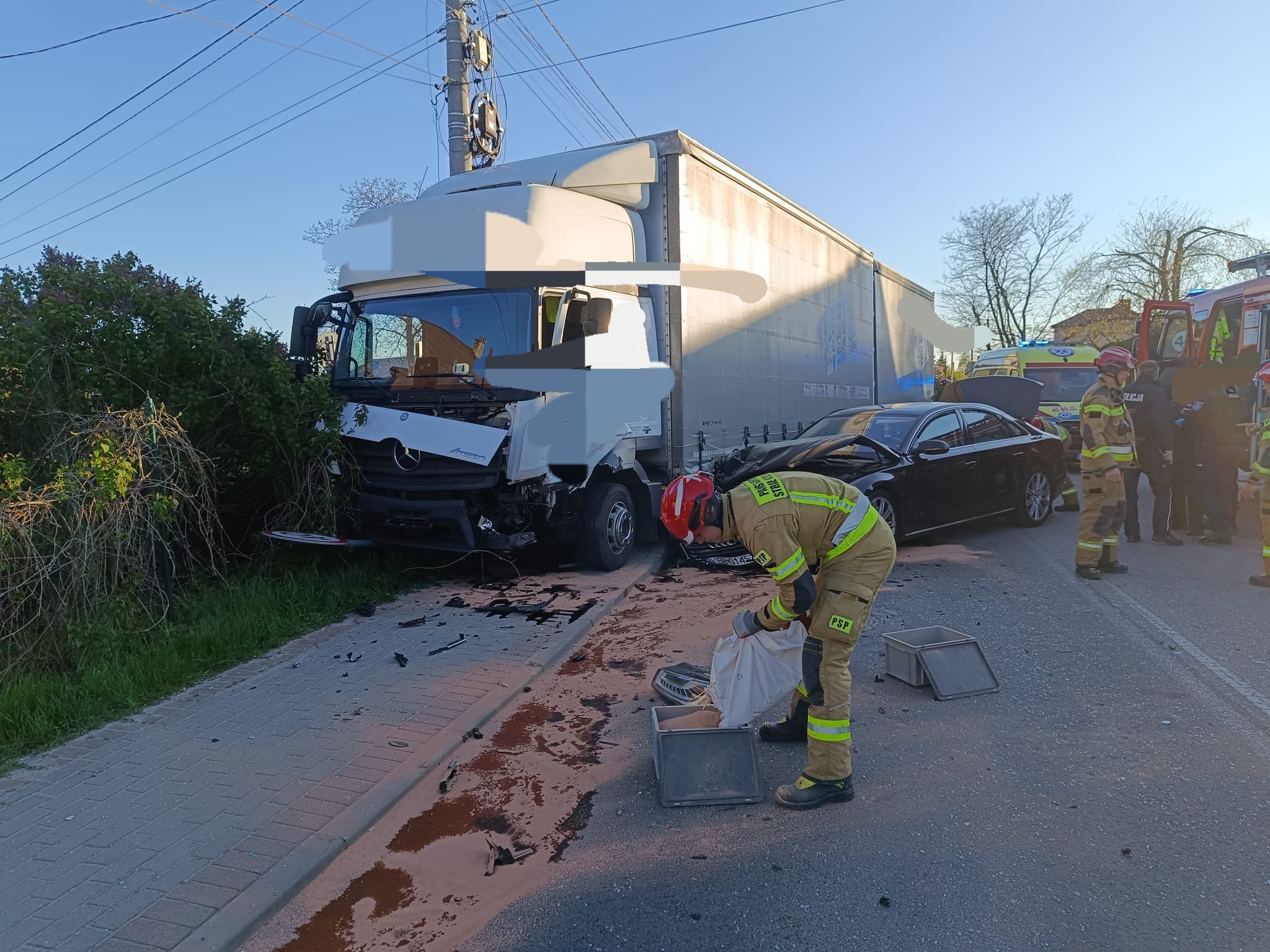 Brzesko. Poważny wypadek na ul. Okulickiego. 9-letnie dziecko trafiło do szpitala