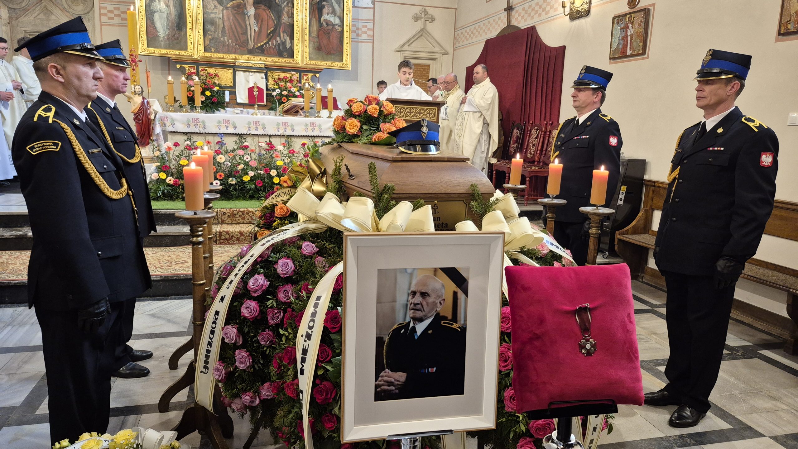 Ostatnie pożegnanie st. ogn. w st. spocz. Jana Płanety