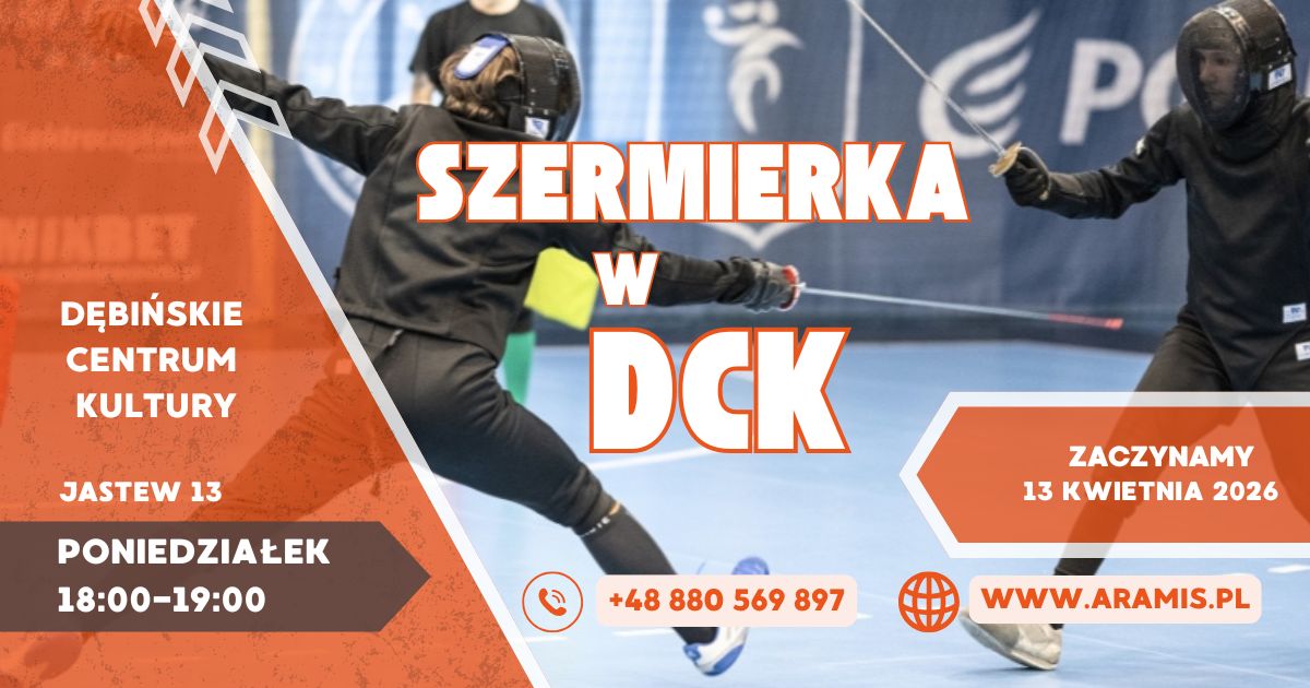 Szermierka klasyczna w Dębińskim Centrum Kultury w Jastwi