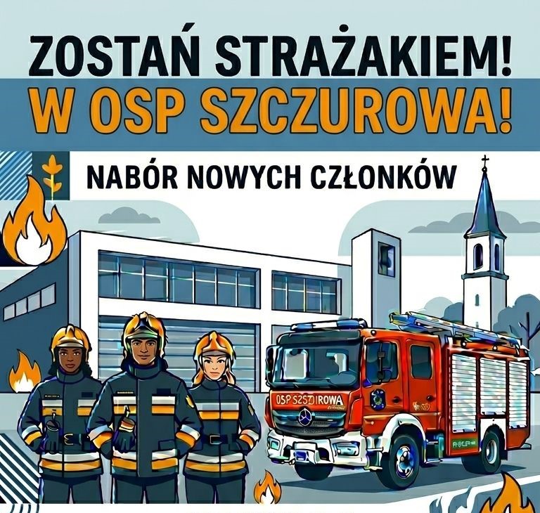 OSP Szczurowa szuka nowych strażaków. Nabór trwa do 10 maja