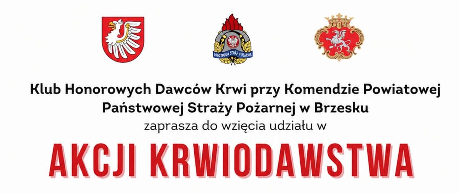 Strażacy z Brzeska zapraszają do oddawania krwi