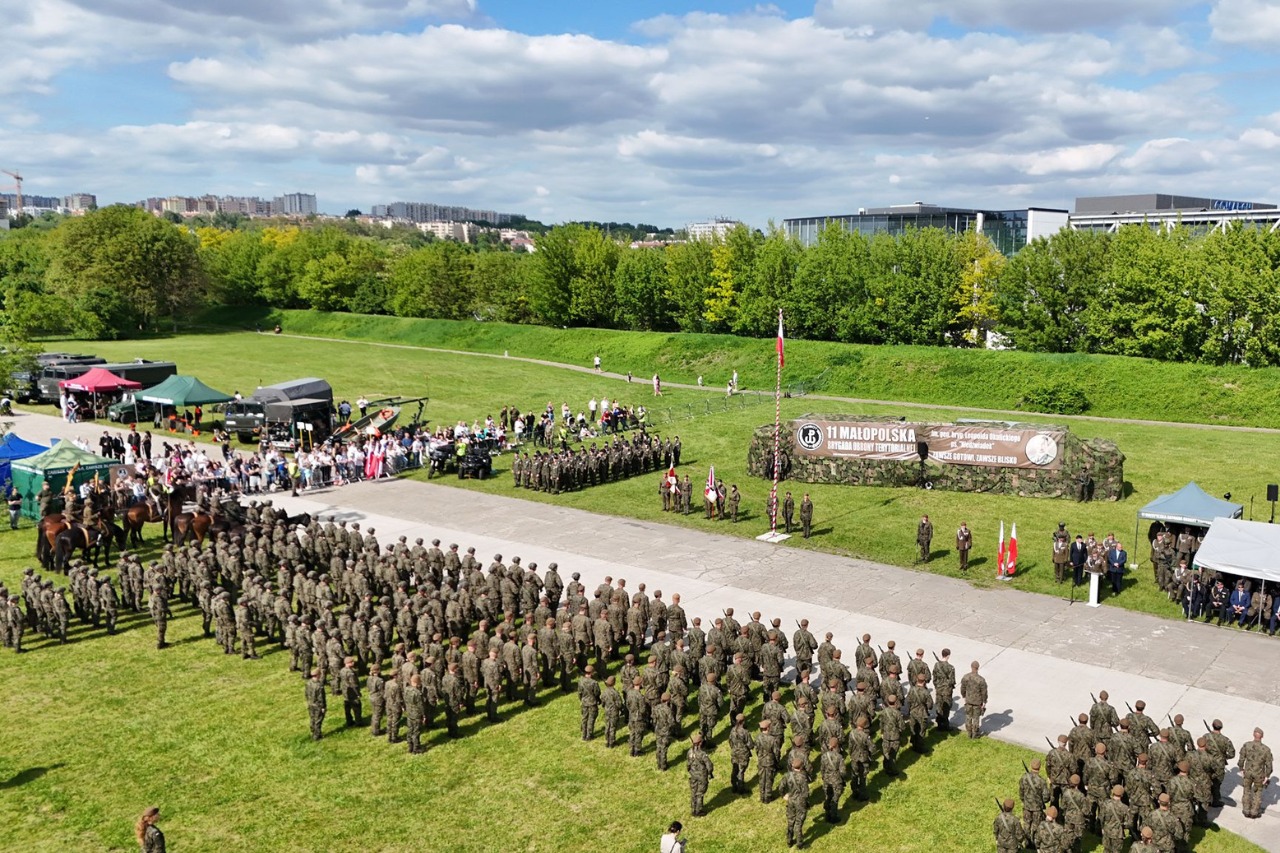 Święto 11 Małopolskiej Brygady Obrony Terytorialnej połączone z przysięgą wojskową