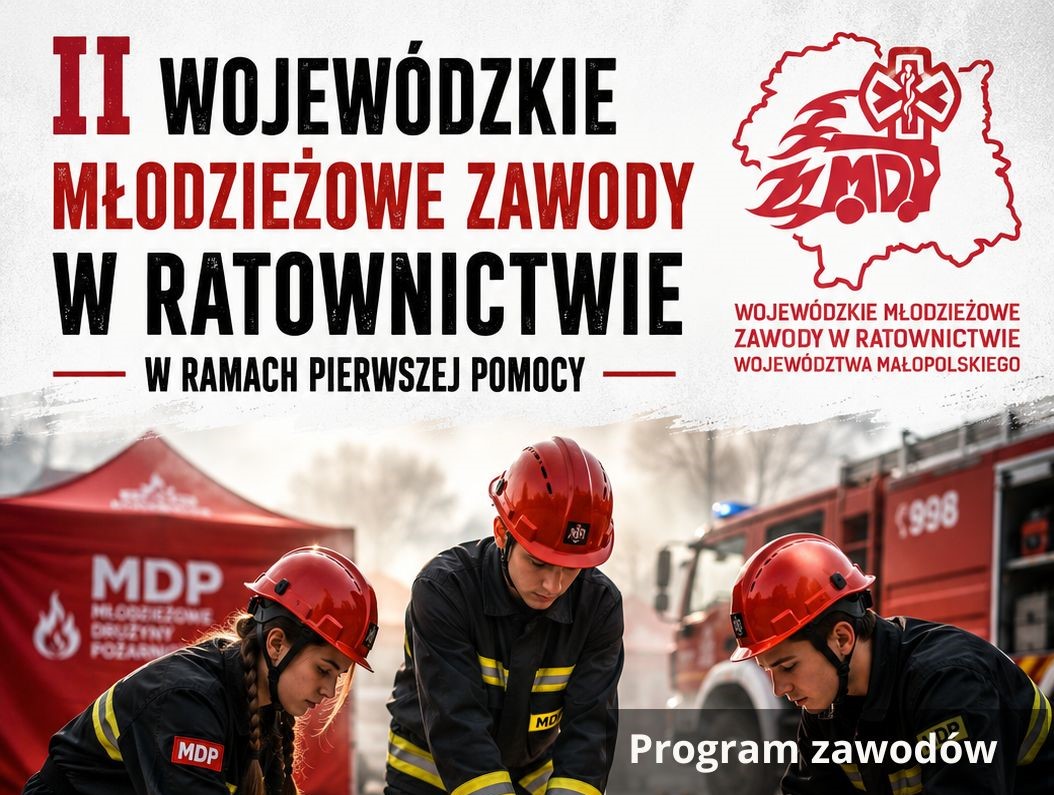 Młodzi strażacy z Małopolski sprawdzą się w ratownictwie. Zawody MDP w Brzesku