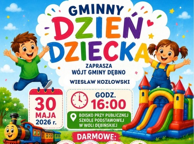 Gminny Dzień Dziecka w Woli Dębińskiej / 30 maja 2026 r.