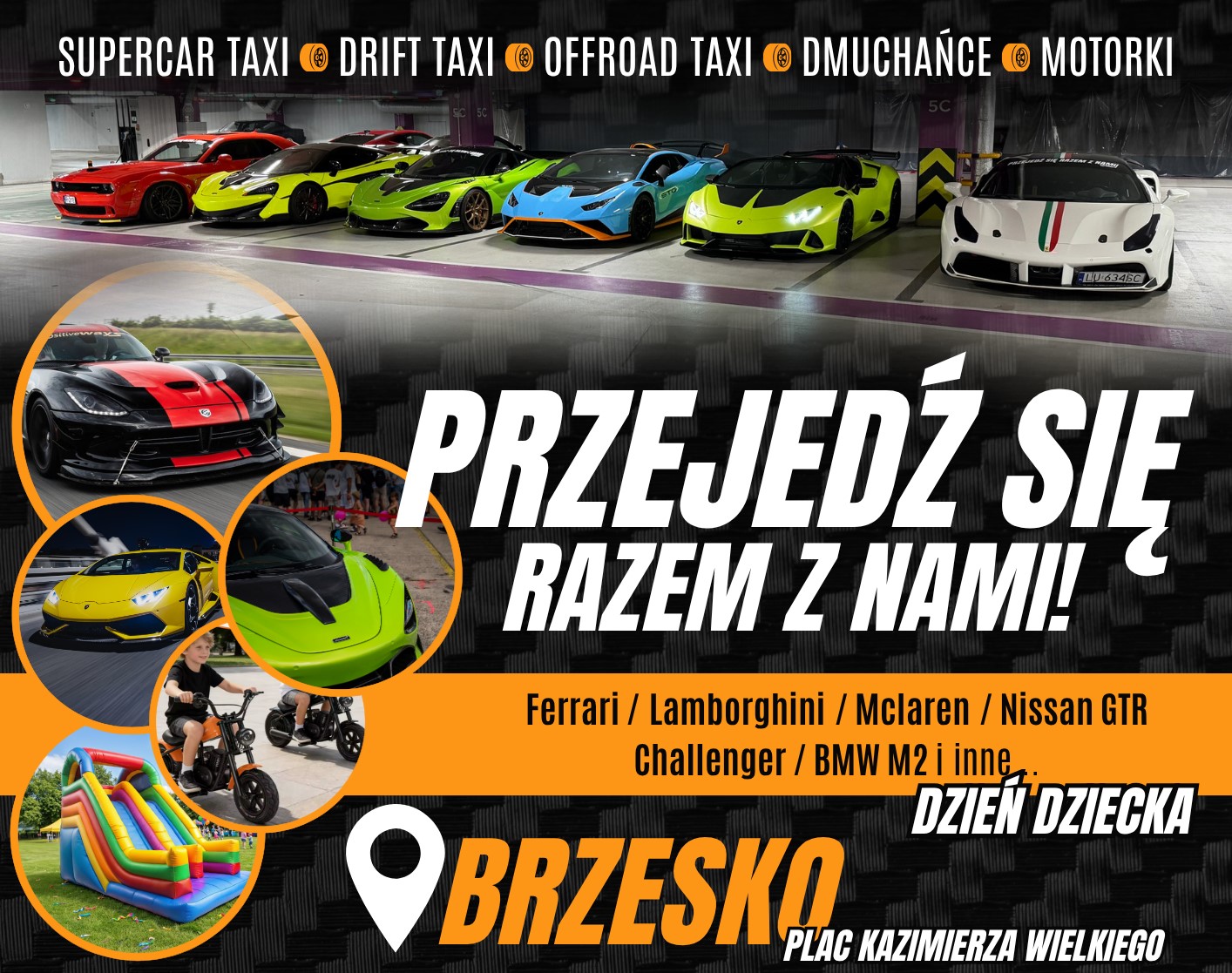 Lamborghini, Ferrari i McLaren w Brzesku. Charytatywny piknik motoryzacyjny już 1 czerwca