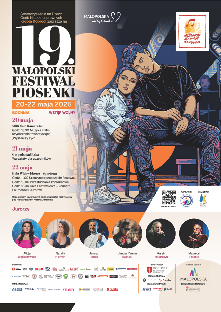 Rusza 19. edycja Małopolskiego Festiwalu Piosenki „Integracja malowana dźwiękiem”