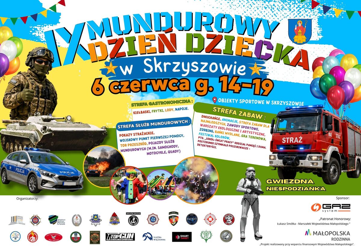 Mundurowy Dzień Dziecka w Skrzyszowie – już 6 czerwca