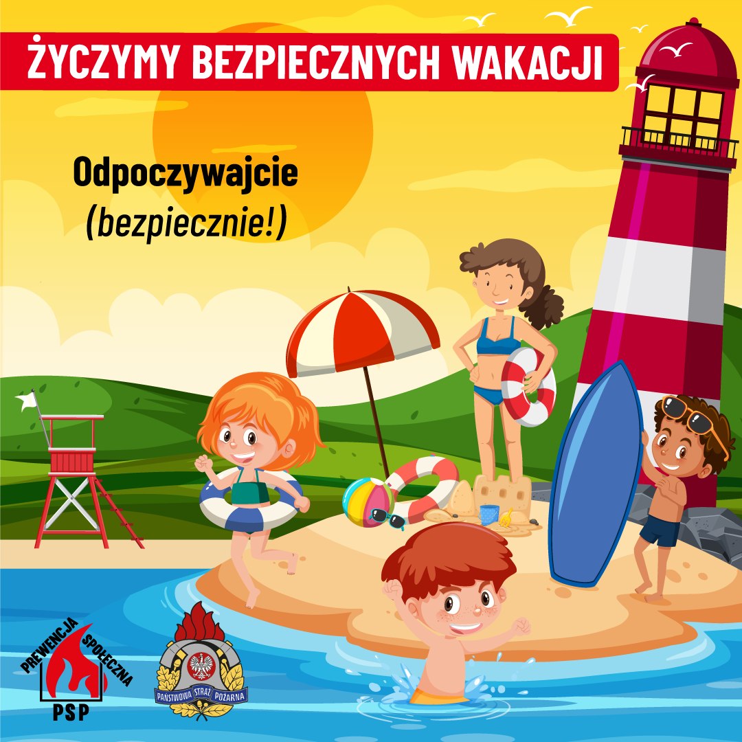 Bezpieczne wakacje w powiecie brzeskim. Strażacy przypominają zasady organizacji kolonii i obozów