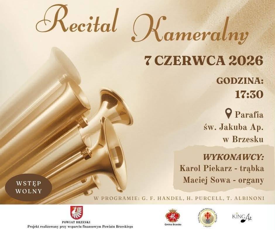 Recital organowo-trąbkowy w brzeskiej farze. Wystąpią Maciej Sowa i Karol Piekarz