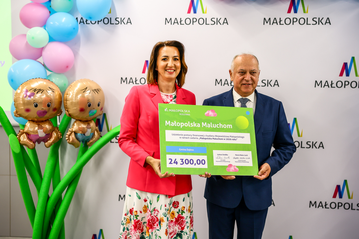 Kolejne udogodnienia dla mieszkańców Gminy Dębno dzięki środkom z Województwa Małopolskiego