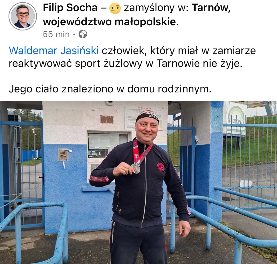 Prokuratura wszczęła śledztwo po śmierci Waldemara Jasińskiego