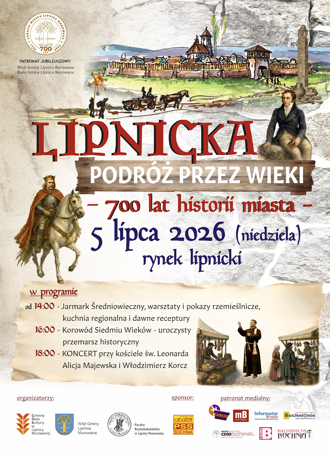 Lipnicka podróż przez wieki – 700 lat historii miasta