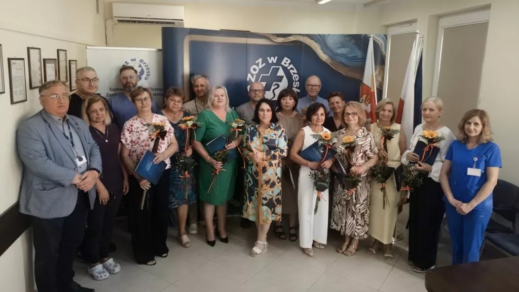 Wieloletni pracownicy brzeskiego szpitala przeszli na emeryturę