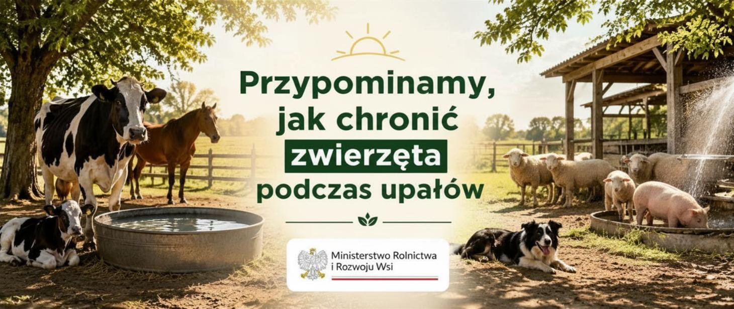 Fala upałów zagraża zwierzętom. istotny apel do właścicieli