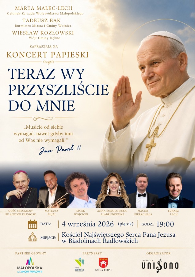 Muzyczny hołd dla Jana Pawła II. Wyjątkowy koncert w Biadolinach Radłowskich