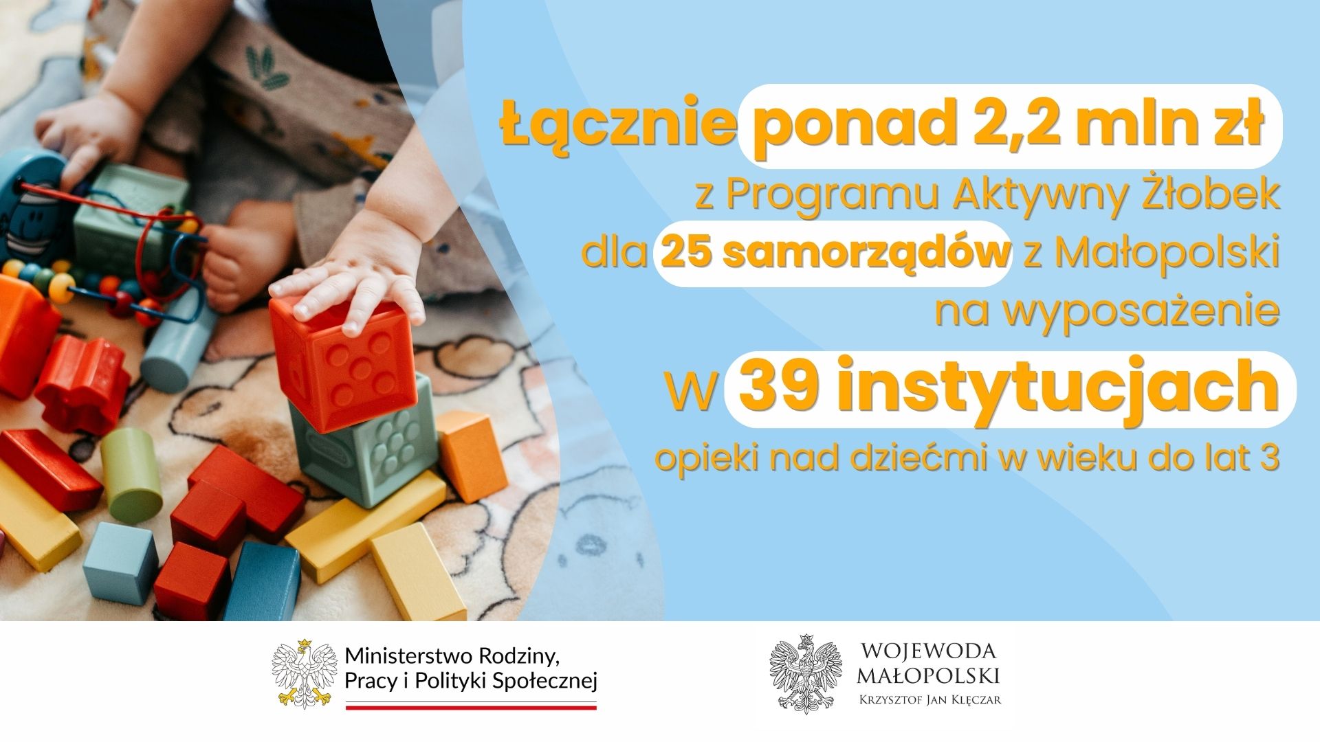 Czchów wśród beneficjentów programu Aktywny Żłobek