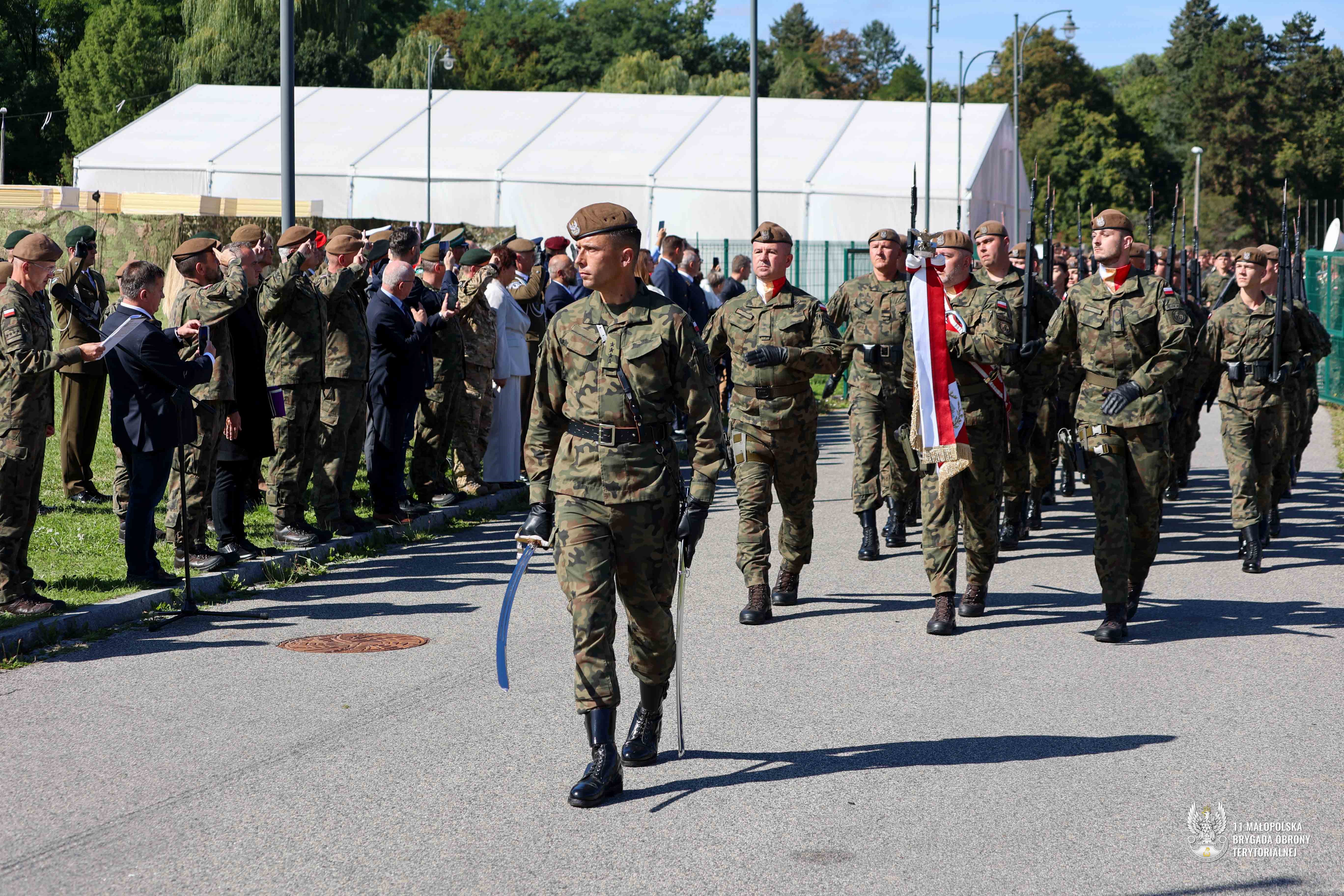 Małopolscy terytorialsi złożyli przysięgę wojskową w Wieliczce