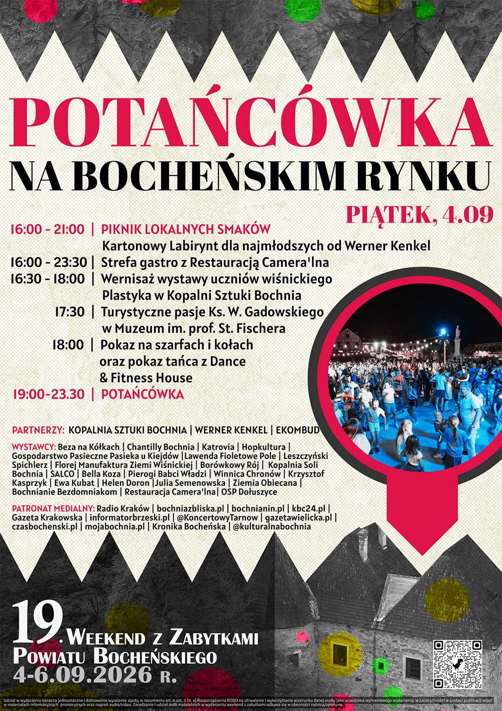 Weekend z Zabytkami zaczynamy od smaków, muzyki i tańca. W piątek bocheński Rynek ożyje!