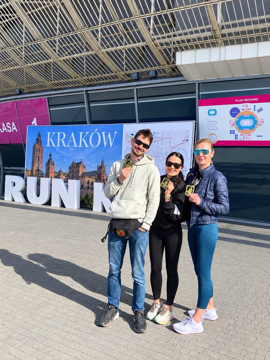 Bocheńscy funkcjonariusze wzięli udział w krakowskim półmaratonie