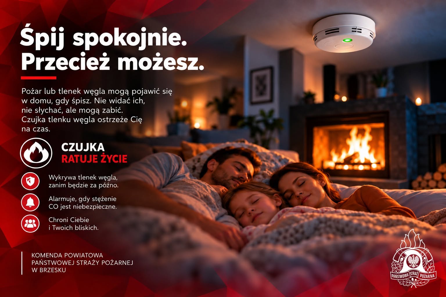 Zbliża się sezon grzewczy. Zadbaj o bezpieczeństwo. Kup czujkę czadu!