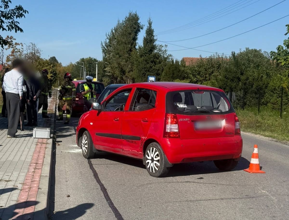 Dębno. Jedna osoba poszkodowana po zderzeniu trzech samochodów