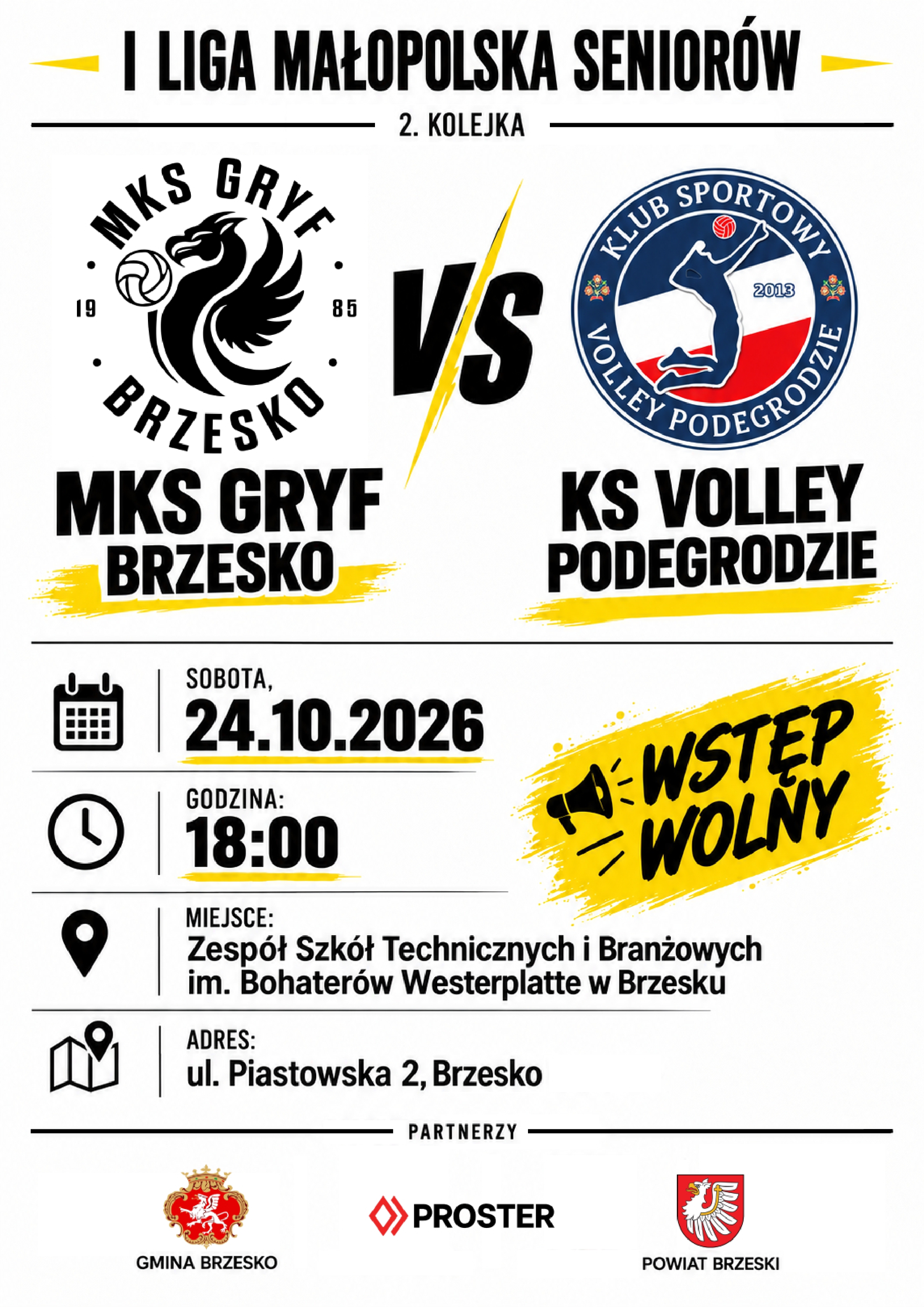 Siatkówka na ligowym poziomie wraca do Brzeska! MKS Gryf Brzesko przed pierwszym domowym meczem po awansie